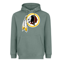 Sage the indian red skins clasic Heavyweight Hoodie - ArtMosaic