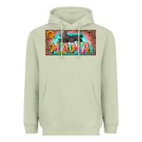 Matcha mama with baby bear and leopard license plate Heavyweight Hoodie - Artiststas