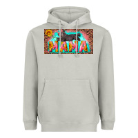 Moon Dust mama with baby bear and leopard license plate Heavyweight Hoodie - Artiststas