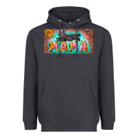Smoke mama with baby bear and leopard license plate Heavyweight Hoodie - Artiststas