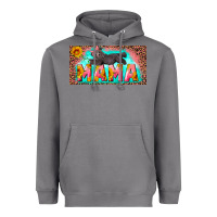 Storm mama with baby bear and leopard license plate Heavyweight Hoodie - Artiststas