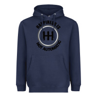 Navy Happiness is Not Automatic..Save the manuals.. 3 Pedals Cars Lovers gi Heavyweight Hoodie - ArtMosaic