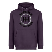 Plum Happiness is Not Automatic..Save the manuals.. 3 Pedals Cars Lovers gi Heavyweight Hoodie - ArtMosaic