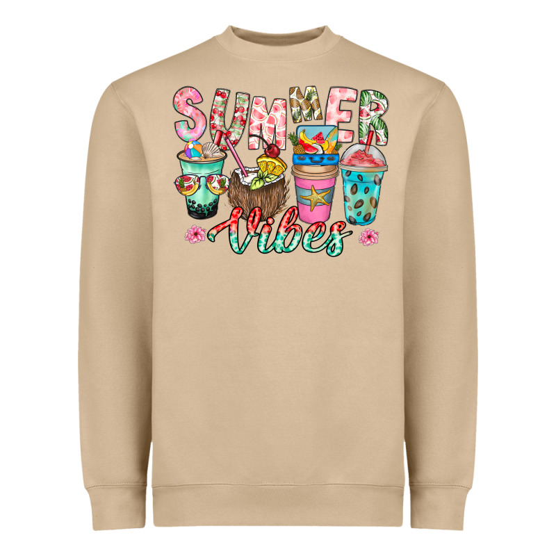 Summer Vibes Heavyweight Sweatshirt by CowhideDigitalArt | Teevron