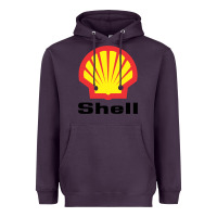 Plum Copy of shell gasoline Heavyweight Hoodie - ArtMosaic