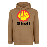 Toasted Coconut Copy of shell gasoline Heavyweight Hoodie - ArtMosaic