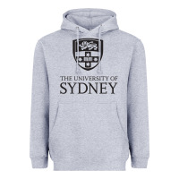 Heather Grey The University of Sydney Heavyweight Hoodie - ArtMosaic