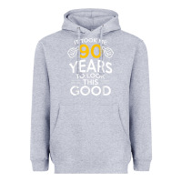 Heather Grey 90th Birthday Gift Took Me 90 Years 90 Year Old Heavyweight Hoodie - trangStudio