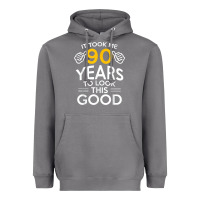 Storm 90th Birthday Gift Took Me 90 Years 90 Year Old Heavyweight Hoodie - trangStudio