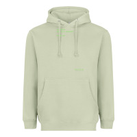 Matcha The Matrix Everything Has A Beginning Green Font Heavyweight Hoodie - ArtMosaic