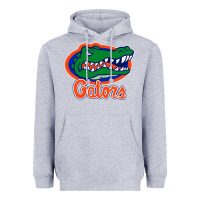 Heather Grey florida gators Heavyweight Hoodie - ArtMosaic