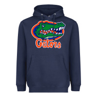 Navy florida gators Heavyweight Hoodie - ArtMosaic