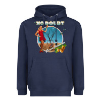 Navy no doubt, rock Heavyweight Hoodie - ArtMosaic