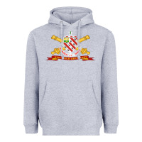 Heather Grey 8th field artillery w br   ribbon 8th field artillery w br ribbon Heavyweight Hoodie - ArtMosaic