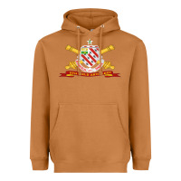 Meerkat 8th field artillery w br   ribbon 8th field artillery w br ribbon Heavyweight Hoodie - ArtMosaic