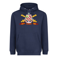 Navy 8th field artillery w br   ribbon 8th field artillery w br ribbon Heavyweight Hoodie - ArtMosaic