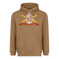 Toasted Coconut 8th field artillery w br   ribbon 8th field artillery w br ribbon Heavyweight Hoodie - ArtMosaic