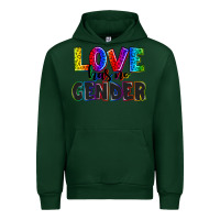 Forest Green love has no gender Urban Hoodie - AdoDesignShop