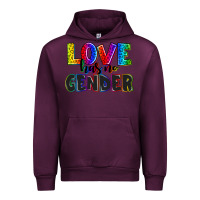 Mauve Wine love has no gender Urban Hoodie - AdoDesignShop