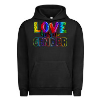 Pigment Black love has no gender Urban Hoodie - AdoDesignShop