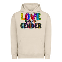 Pigment French Oak love has no gender Urban Hoodie - AdoDesignShop