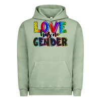 Pigment Oil Green love has no gender Urban Hoodie - AdoDesignShop