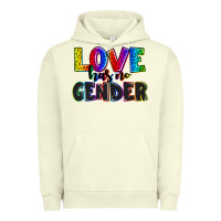 Pigment Pistachio love has no gender Urban Hoodie - AdoDesignShop