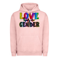 Pigment Salmon love has no gender Urban Hoodie - AdoDesignShop