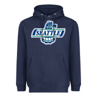 Navy seattle thunderbirds, Heavyweight Hoodie - ArtMosaic