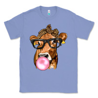 Colony Blue Cow Lick with Leopard Bandana Classic Tee - texasbilliewilder