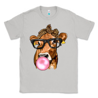 Moon Dust Cow Lick with Leopard Bandana Classic Tee - texasbilliewilder