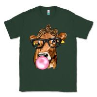 Sports Green Cow Lick with Leopard Bandana Classic Tee - texasbilliewilder