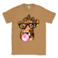 Toasted Coconut Cow Lick with Leopard Bandana Classic Tee - texasbilliewilder