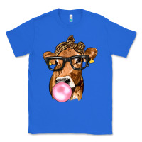 True Royal Cow Lick with Leopard Bandana Classic Tee - texasbilliewilder