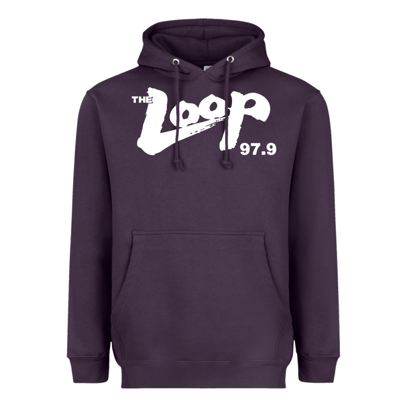 The Loop 97.9 Illinois Radio Heavyweight Hoodie by ArtMosaic | Teevron