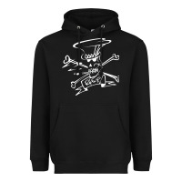 Black slash Heavyweight Hoodie - ArtMosaic