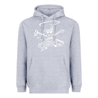 Heather Grey slash Heavyweight Hoodie - ArtMosaic