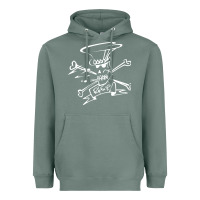 Sage slash Heavyweight Hoodie - ArtMosaic