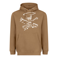 Toasted Coconut slash Heavyweight Hoodie - ArtMosaic