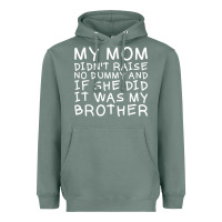 Sage my mom didn't raise no dummy tshirt as a funny saying t shirt Heavyweight Hoodie - ArtMosaic