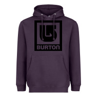 Plum burton Heavyweight Hoodie - ArtMosaic