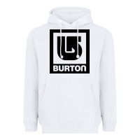 White burton Heavyweight Hoodie - ArtMosaic