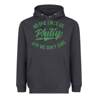 Smoke philly no one likes us and we don't care green text tank top Heavyweight Hoodie - ArtMosaic