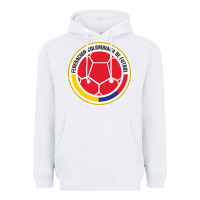White colombia Heavyweight Hoodie - ArtMosaic