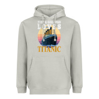 Moon Dust ship just a girl who loves titanic boat titanic girls woman t shirt Heavyweight Hoodie - ArtMosaic