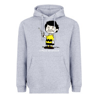 Heather Grey charlie brownson Heavyweight Hoodie - ArtMosaic