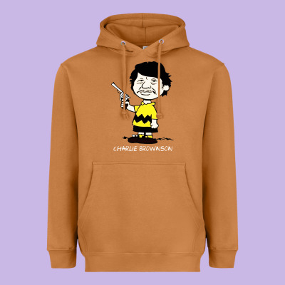 Charlie Brownson Heavyweight Hoodie Designed By Artmosaic
