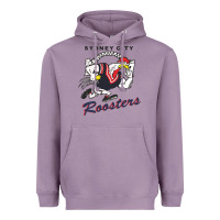 Lavender roosters-sydney city Classic Heavyweight Hoodie - ArtMosaic