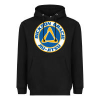 Black rickson gracie jiu jitsu Heavyweight Hoodie - ArtMosaic