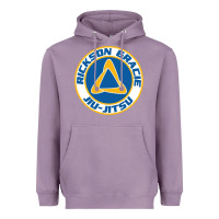 Lavender rickson gracie jiu jitsu Heavyweight Hoodie - ArtMosaic